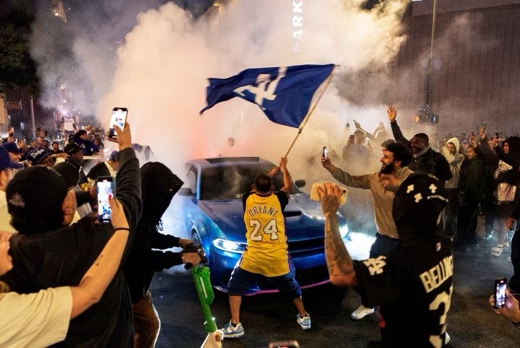 Chaos Erupts in LA After Dodgers Win World Series