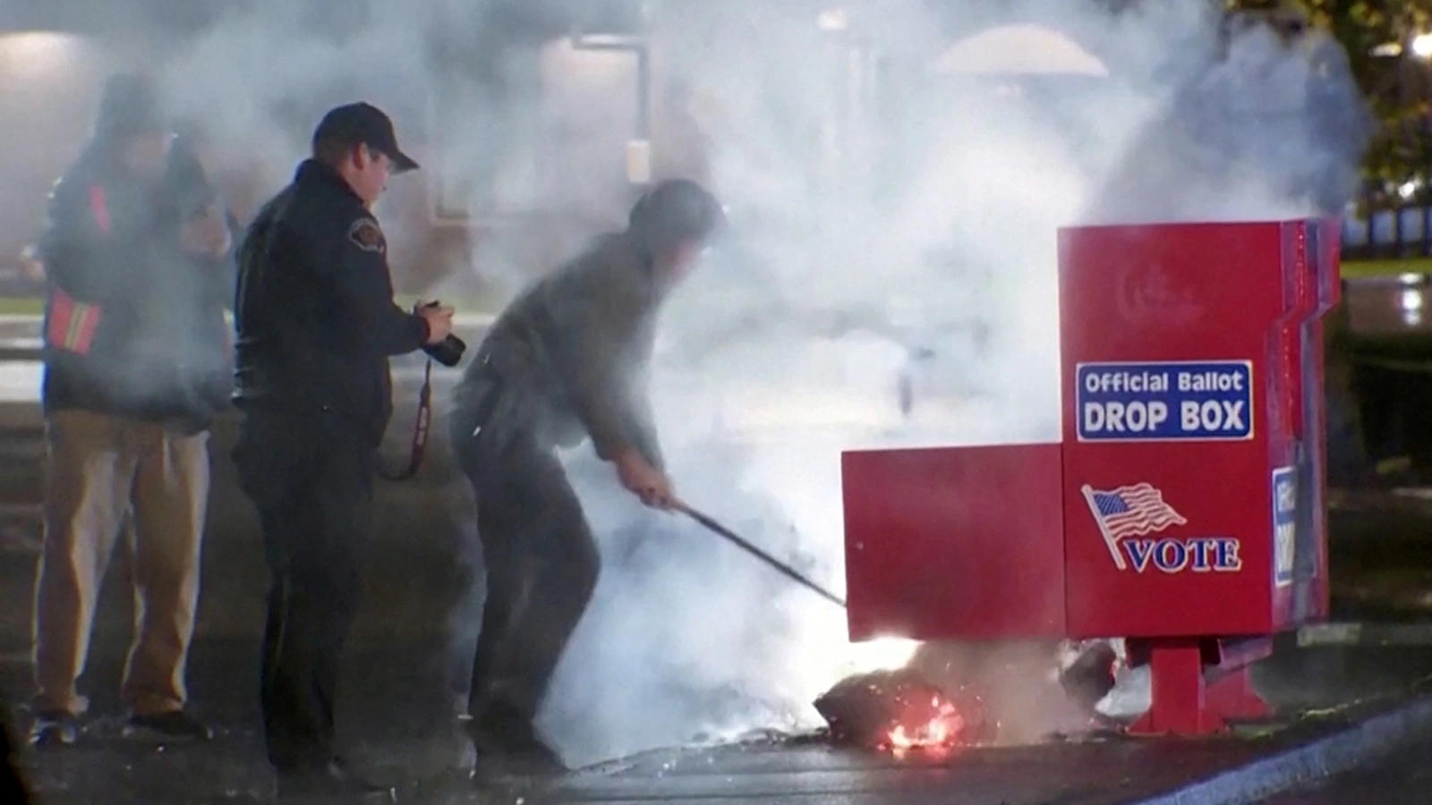 Investigators Seek Suspect in Washington & Oregon Ballot Box Arson